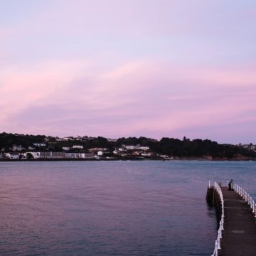 Brelades bay at dusk