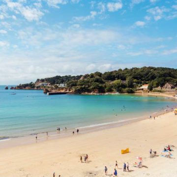 La plage de st-brelade-jersey