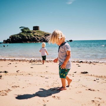 vacances plage famille