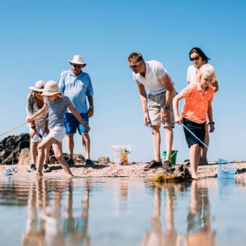 vacances plage famille